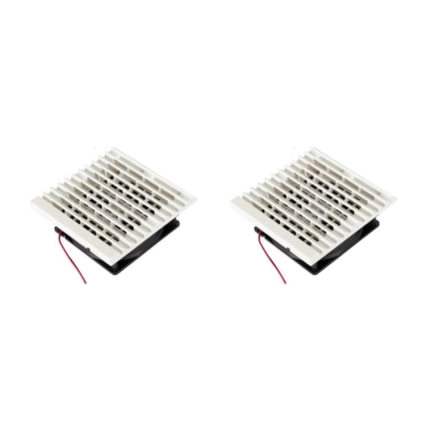Riwesomey Enfriador lateral RV Salida de ventilador de escape Accs Viento fuerte unidireccional para modificación de Camper Suministro de piezas 2piezas