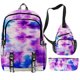 thumbnail image 1 of Set de mochilas Oxford Satchel para niños TieDye Color 3D, 1 of 1