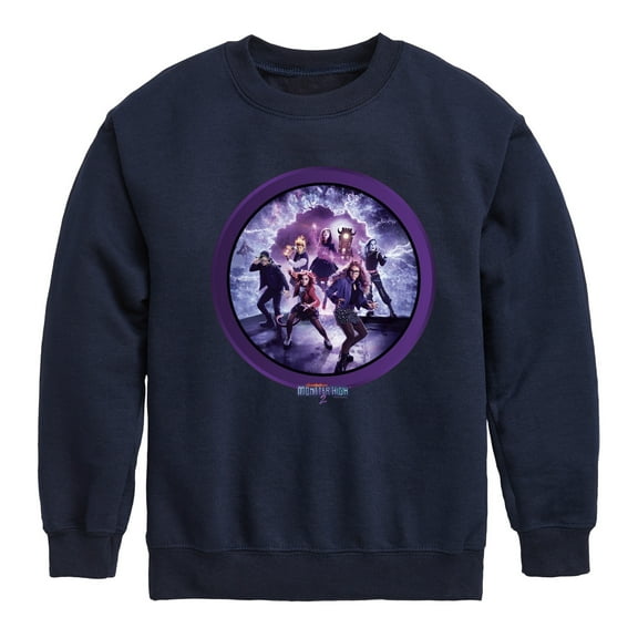 Monster High - Fall Into The Portal - Toddler & Youth Crewneck Fleece Sweatshirt