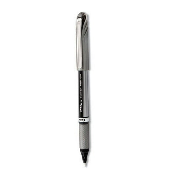 "Energel Nv Gel Pen, Stick, Medium 0.7 Mm, Black Ink, Gray Barrel, Dozen | Bundle of 2 Dozen"