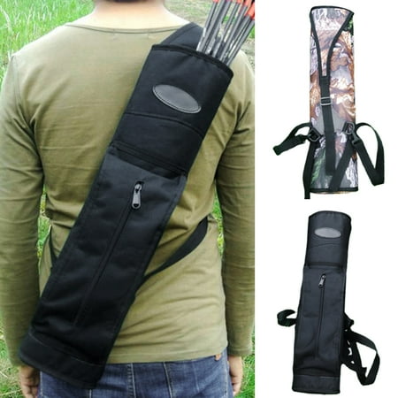 SPRING PARK Archery Back Arrow Quiver Holder - Adjustable Quivers for Arrows for Bow Hunting and Target Practicing