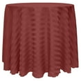 thumbnail image 1 of Ultimate Textile (5 Pack) Satin-Stripe 90-Inch Round Tablecloth - for Wedding and Catering, Hotel or Home Dining use, Brick Rust Red, 1 of 3