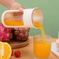 thumbnail image 3 of Licuadora portátil de 500 ml, exprimidor eléctrico, mezclador de frutas, mini licuadora recargable por USB, exprimidor personal, 10 cuchillas, 3 of 8
