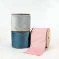 thumbnail image 5 of LaRibbons 4" Reversible Classic Velvet Shimmer Wired Ribbon, Silver, 10 Yard Roll, 5 of 5
