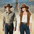 thumbnail image 2 of WHIPPY Men's Western Cowboy Belts for Women Cowgirl Belt Western Leather Belts for Jeans, 2 of 6
