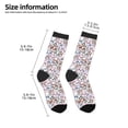 thumbnail image 2 of Fuzoiu sloth cartoon Print Kids Socks For Boys Girls,Grip Crew Socks with Non Slip,Lightweight Stretch Crew Socks,Toddlers Crew Boot Socks, 2 of 5