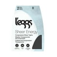thumbnail image 2 of L'eggs Women's Sheer Energy Medium Leg Support Control Top Sheer Tights, 2 Pair, 2 of 9