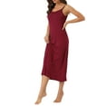 thumbnail image 4 of INSPIRE CHIC Vestidos de Noche para Mujeres Sin Mangas con Tirantes Espagueti Cuello Redondo Primavera Verano Talla XL Burdeos, 4 of 6