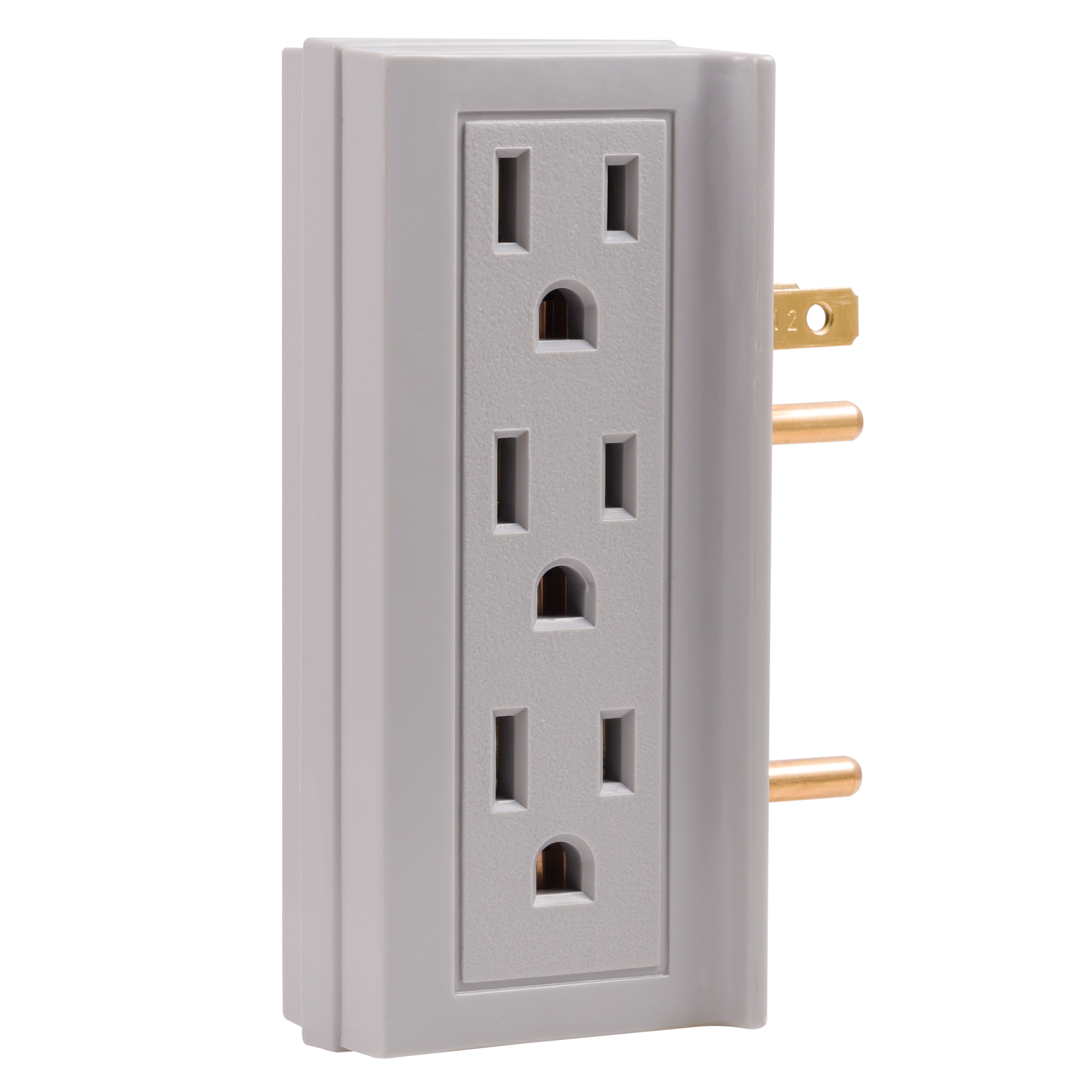 IIT 26860 Cord Protector 6 Outlet Wall Tap Splitter UL-Listed, Side Entry 