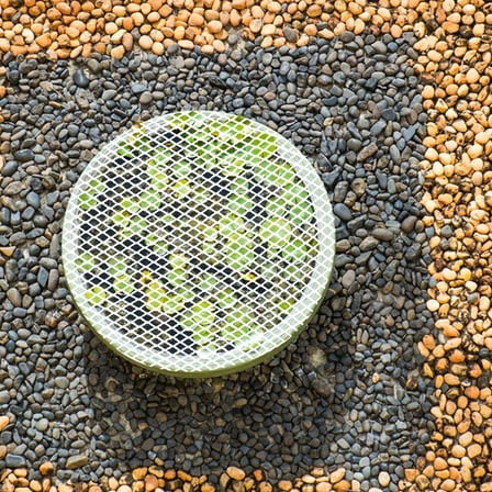 LOLIPPYY Breathable White Fish Tank Cover Net, 1 Piece, Ideal for Outdoor Fish Ponds and Aquariums