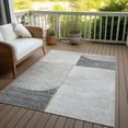thumbnail image 6 of Addison Rugs Chantille Indoor/Outdoor Transitional Art Deco Taupe Washable Rectangle Rug, 2'6" x 3'10", 6 of 6