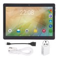 thumbnail image 1 of Tablet de 10 pulgadas Dual SIM Octa Core 2GB 32GB Cámaras duales Altavoces 1960x1080IPS Pantalla táctil de alta definición Tablet para oficina Negro Enchufe del Reino Unido, 1 of 10