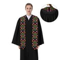 thumbnail image 4 of Fotbe Traditional Floral Polish Printed Class of 2024 Graduation Stole, 4 of 7