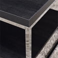 thumbnail image 4 of Steve Silver Lucia Coffee Table in Cappuccino and Chrome Metal, 4 of 5