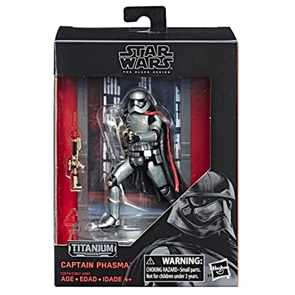 Star Wars The Black Series Titanium Series Captain Phasma Action Figure Set