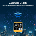 thumbnail image 2 of Smart WIFI Weather Station Clock DIY Cute GIF Animations Desktop Decoration Electronic Album Function MINI Clock A, 2 of 9