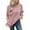 Pink, variant on UJNDER Fall Winter Sweater with Bow for Women Pullover Loose Casual Long Sleeve Khaki L