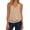 Beige, variant on Womens V Neck Tank Tops Casual Loose Summer Sleeveless Shirts | Cotton Blend
