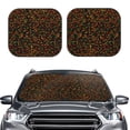 thumbnail image 2 of Wukai Color Music Car Front Windshield Sun Shade,Sun Visor Shield Block Automotive Interior Protector Blocks UV Rays-Small, 2 of 6