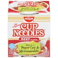 thumbnail image 2 of (12 pack) Nissin Foods The Original Cup Noodles Ramen Noodle Soup, Beef Flavor, 2.25 oz Cup, Shelf-Stable, 2 of 8