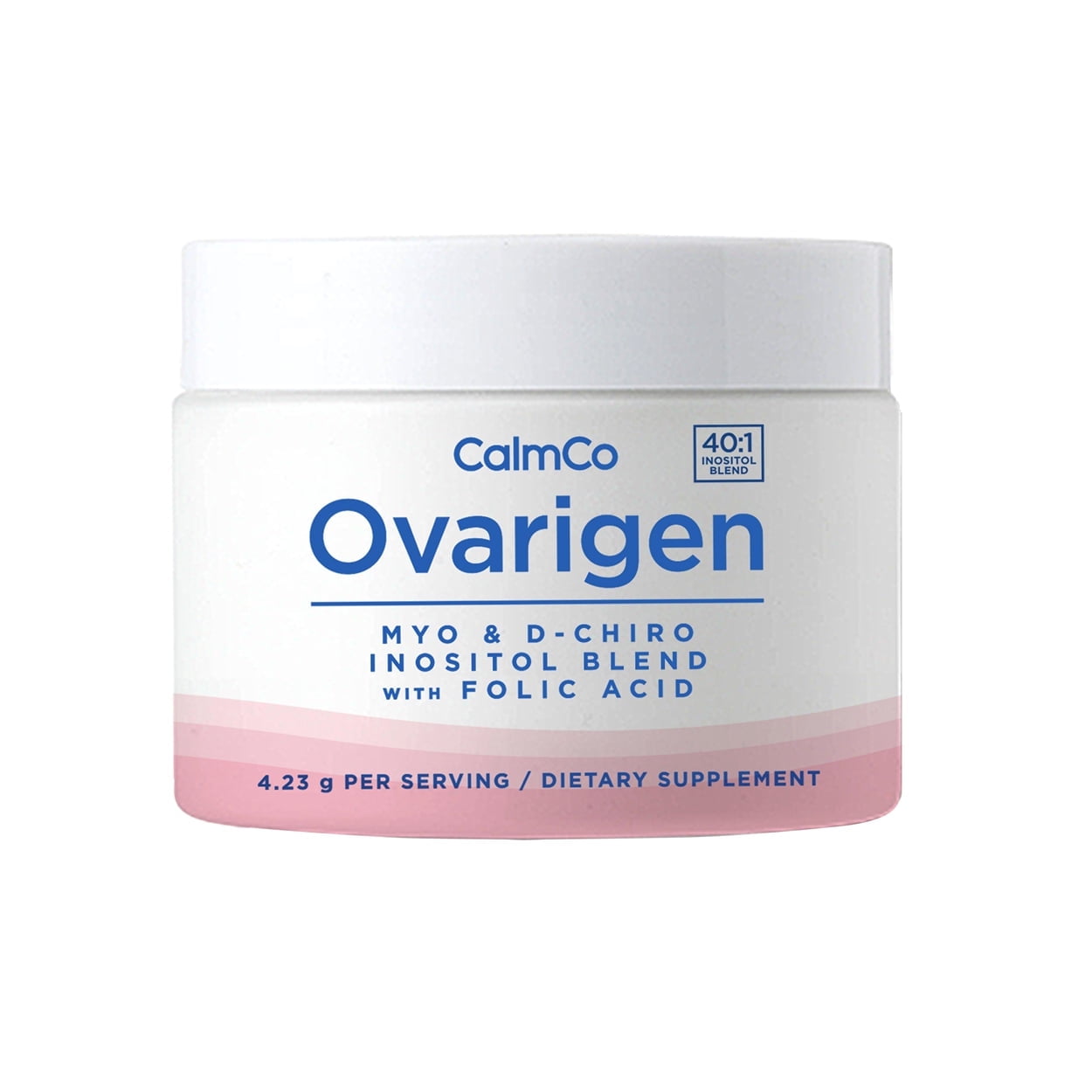 Ovarigen, Myo & D-Chiro Inositol Blend Powder, 40:1 Ratio with Folic Acid, May Help Manage PCOS Symptoms*, Support Hormone Balance and Skin, Natural Conception Aid, 30 Day Supply