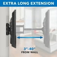 thumbnail image 6 of Mount-It! Full Motion TV Wall Mount with Extra Long Extension, Fits 40"- 80" TVs ,  40" Extension,  110 lbs. Capacity, 6 of 11