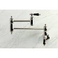 thumbnail image 2 of Kingston Brass KS3106PKL Duchess Wall Mount Pot Filler Faucet, Polished Nickel, 2 of 8