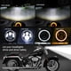 thumbnail image 4 of Lámpara de cabeza redonda de haz alto y bajo de 7 pulgadas con ojo de ángulo para GMC Savana Jeep Comanche Ehuebsd Accesorios para autos y motos, 4 of 5
