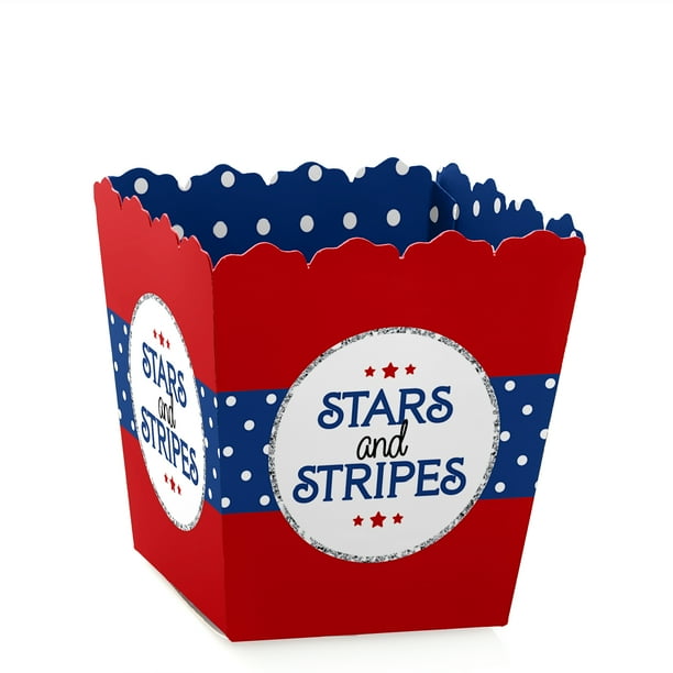 Red, White and Blue Memorial day and 4th of July Party Mini Favor