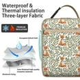 thumbnail image 2 of Fox Insulated Lunch Box Men Reusable Lunch Tote Bag Waterproof Lunchbox Office Hiking, 2 of 6