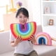 thumbnail image 3 of Almohada en forma de U de arcoíris para niños, cojín para el cuello, soporte para la cabeza, juguete de peluche para dormir, decoración de la habitación de los niños, 3 of 5