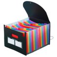 thumbnail image 4 of Invoice Organizer Expandable Folders Triple Paper Student Colorful, 4 of 7