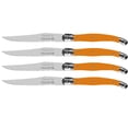 thumbnail image 1 of Cuchillos para carne LaguioleOrange 4 pzas 23 cm Naranja Acero Inoxidable VentDepot, 1 of 4
