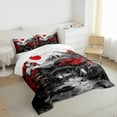 thumbnail image 3 of Castle Fairy Adults Oriental Cherry Blossom Twin Comforter Sets,Japanese Style Bedding Set, 3 of 8