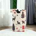 thumbnail image 6 of Yayeee Freestanding Laundry Hamper with Handle Collapsible Large Storage Basket for Clothes, Christmas Forest, 6 of 7