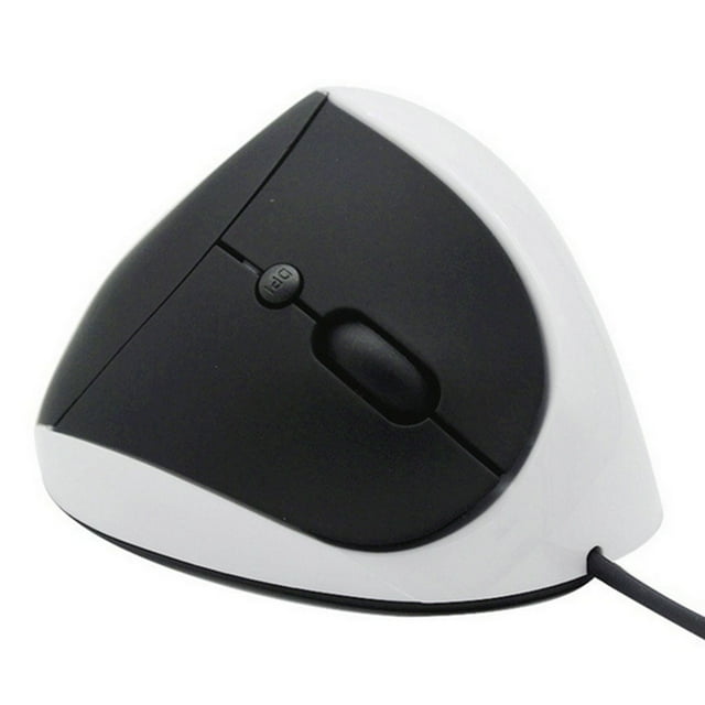 Wired Vertical Mouse, Small Ergonomic Mouse High Precision Optical Mice with Adjustable Sensitivity 800/1200 /1600 DPI, 6 Buttons, for Small Hands RED