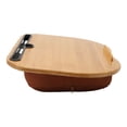 thumbnail image 3 of Computer Lap Desk, Portable Comfortable Bamboo Wood Laptop Desk With Pillow Cushion For Writing For Office For Reading, 3 of 8