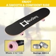 thumbnail image 2 of Skateboards for Beginners, 31"x8" Pro Complete Skateboard with 8 Layer Maple Double Kick Deck and ABEC-9 Bearing for Trick, Freestyle, Carving and Cruising with All-in-one T-Tool, 2 of 7
