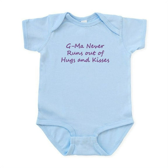 CafePress - G Ma Hugs And Kisses Infant Bodysuit - Baby Light Bodysuit, Size Newborn - 24 Months