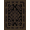 Black Gold Purple, Pattern 2, variant on Design&I 8'x10' Washable Area Rug Extra Large Skid-Resistant Low Profile Snake Dual Round Serpent Ornate Border Abstract Wildlife Gothic for Living Room, Family