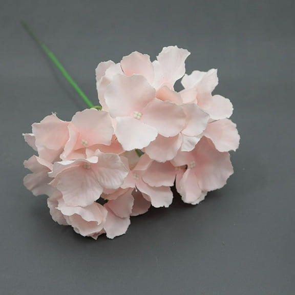 Fake Flower Bouquet Pcs 6 Inch Silk Hydrangea Heads Artificial Decoration Flowers Garden Floral Décor Purple,Yellow Household Imitation