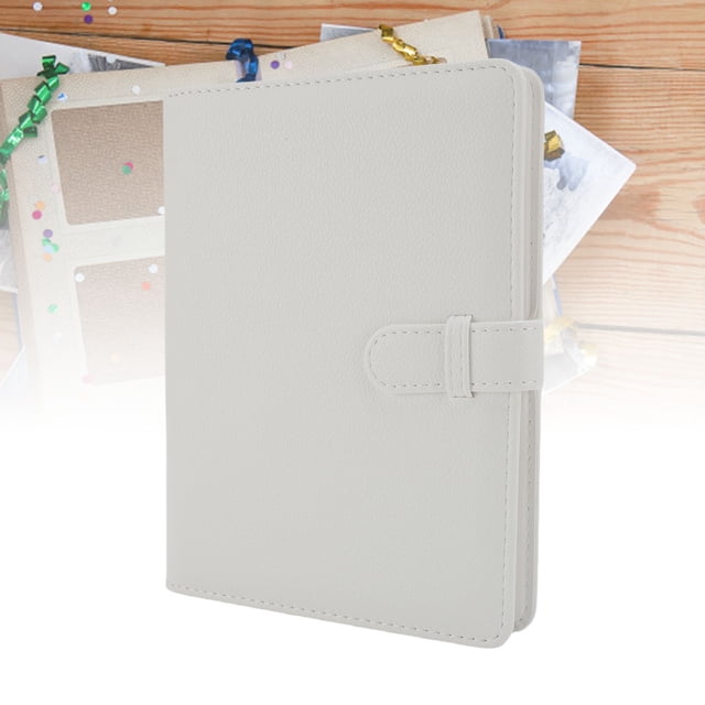 PU Leather 80 Photos Album, Camera Picture Book with PVC Seal Design, Lightweight Photo Holder for 5.5 Inch Photos, Store Tickets, Cards