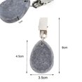 thumbnail image 2 of 6pcs Set Tablecloth Counterweight Natural Stone Tablecloth Counterweight Marble Clamp Pendant Marble Tablecloth Pendant 3.5*4.cm (Gray), 2 of 5