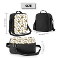 thumbnail image 2 of Pofeuu Honey Print Lunch Bag Women Insulated Lunch Box Reusable Leakproof Large Spacious Cooler Tote for Women Men, 2 of 7