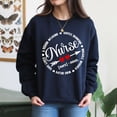 thumbnail image 4 of EcoLoom Nurse Noun Shirt Nurse Definition Long Sleeve Unisex Midweight Crewneck Sweatshirt, 4 of 4