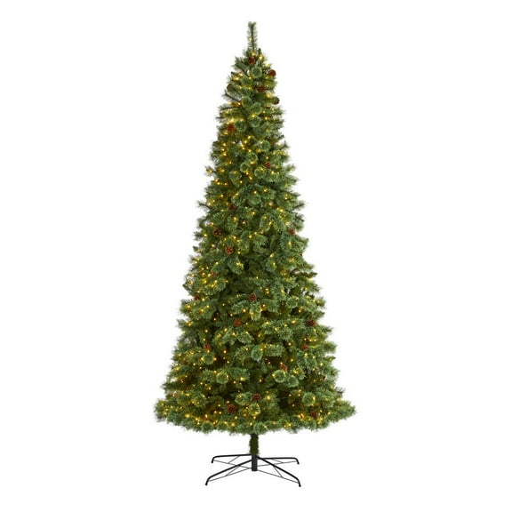 Nearly Natural 10ft. White Mountain Pine Artificial Christmas Tree