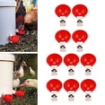 thumbnail image 1 of Chicken Waterer Cups, 10Pcs Automatic Chicken Water Feeder Safe And  Poultry Drinking Bowl Easy To Install Durable Automatic Chicken Water Cups For Poultry Ducks Geese, 1 of 8