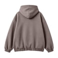 thumbnail image 5 of QUNYINEY Hoodie Women Plus Size Zip Up Fall Casual Sweatshirt Solid Long Sleeve Hooded Loose Fit with Pocket Women's Sweatshirts S-2XL, 5 of 5