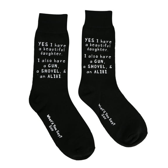 Trendy Zone 21 Funny Novelty Socks, Fun Cool Crazy Socks With Funny Quotes, Unisex Crew Socks, One Size Fits Most, Gift for Birthday, Bachelor Party, Anniversary, Wedding, Baby Shower