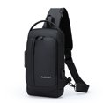 thumbnail image 1 of Bolso de Pecho Uno en Uno con Bloqueo de Contraseña Bolso de Cuerpo Cruzado de los Hombres a Prueba de Robo Mochila de Hombro de Motocicleta Deportiva de Ocio 17x7x32cm, 1 of 1